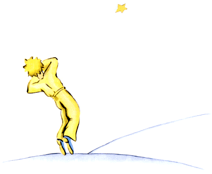Иллюстрация Антуана де Сент-Экзюпери к сказке "Маленький принц"