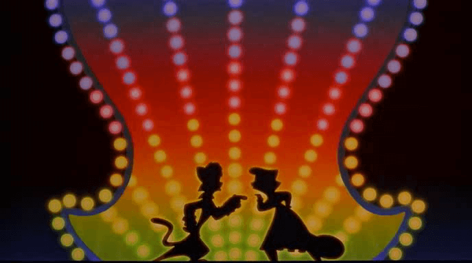 Кадр из анимационного фильма "Коты не танцуют" (1997)