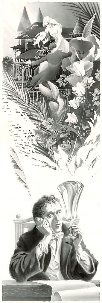 Иллюстрация С.А. Чайкуна к новелле Э.Т.А. Гофмана «Золотой горшок»